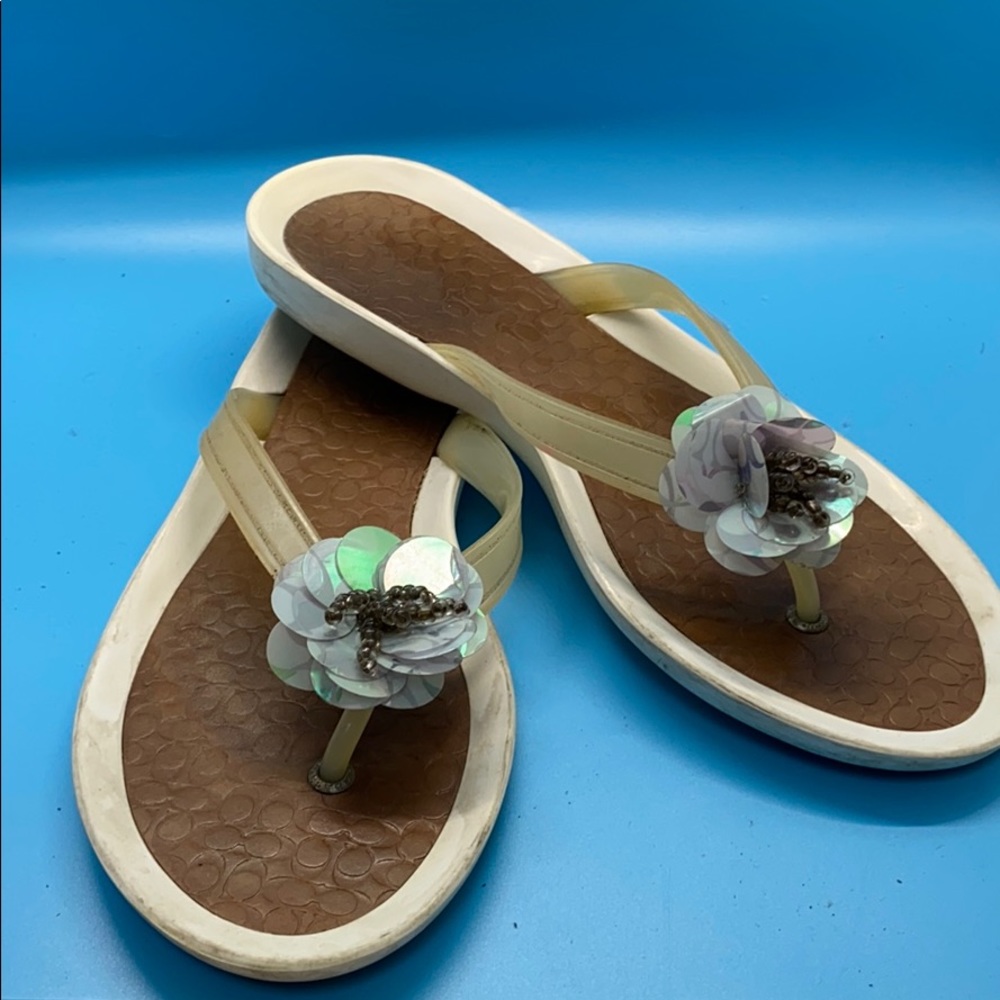 Coach Flip Flops